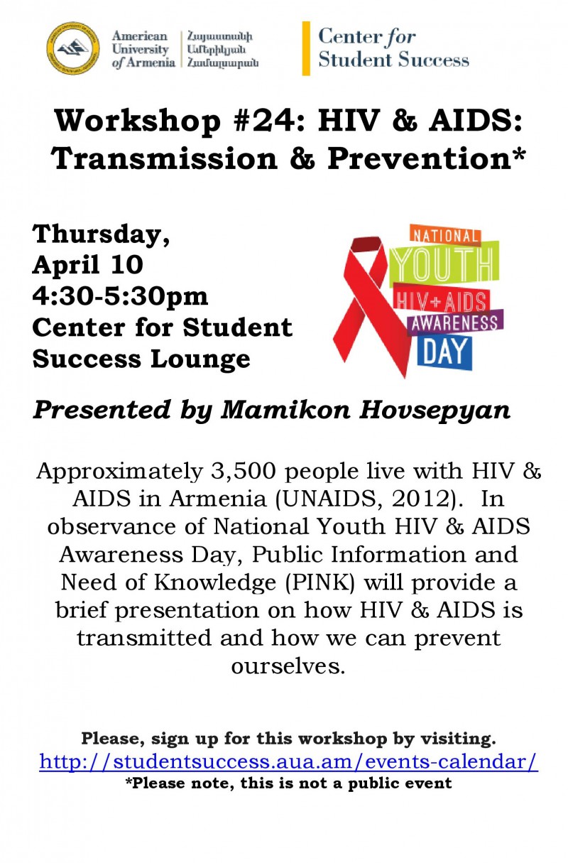 Workshop 24 National HIV & AIDS Awareness Day (1)