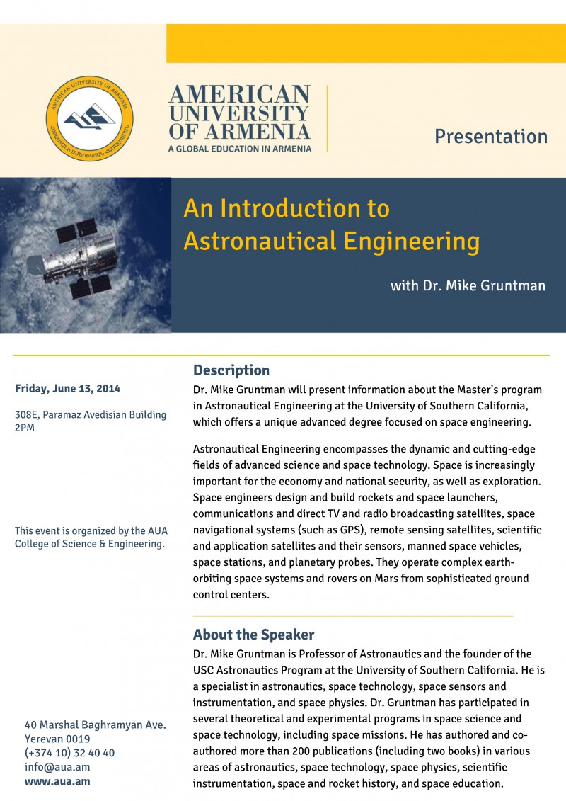 Mike Gruntman-An Introduction to Astronautical Engineering