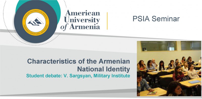 Characteristics of the Armenian national identity