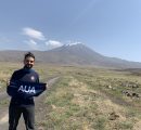 Narek Ghazaryan on the slope of Ararat