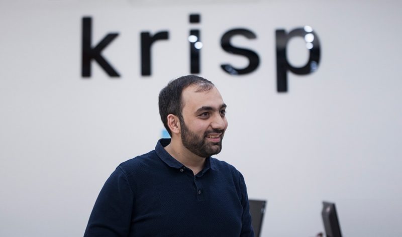 Artavazd Minasyan, Krisp co-founder, photo by Mediamax