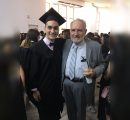 Dr. Areshian with Gabriel Hovhannisyan (BAB '17)
