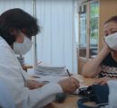 Dr. Tamara Gevorgyan with a patient
