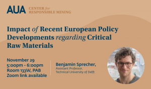 Impact of Recent European Policy Developments regarding Critical Raw Materials