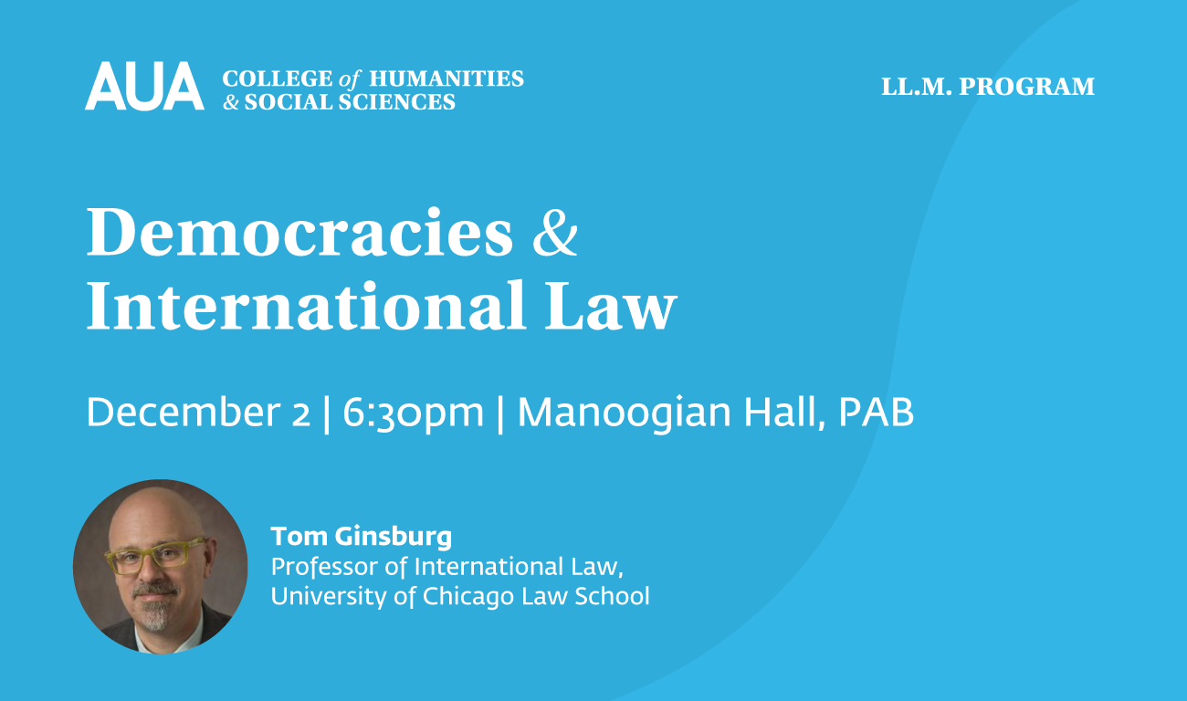 Public Lecture: Democracies and International Law