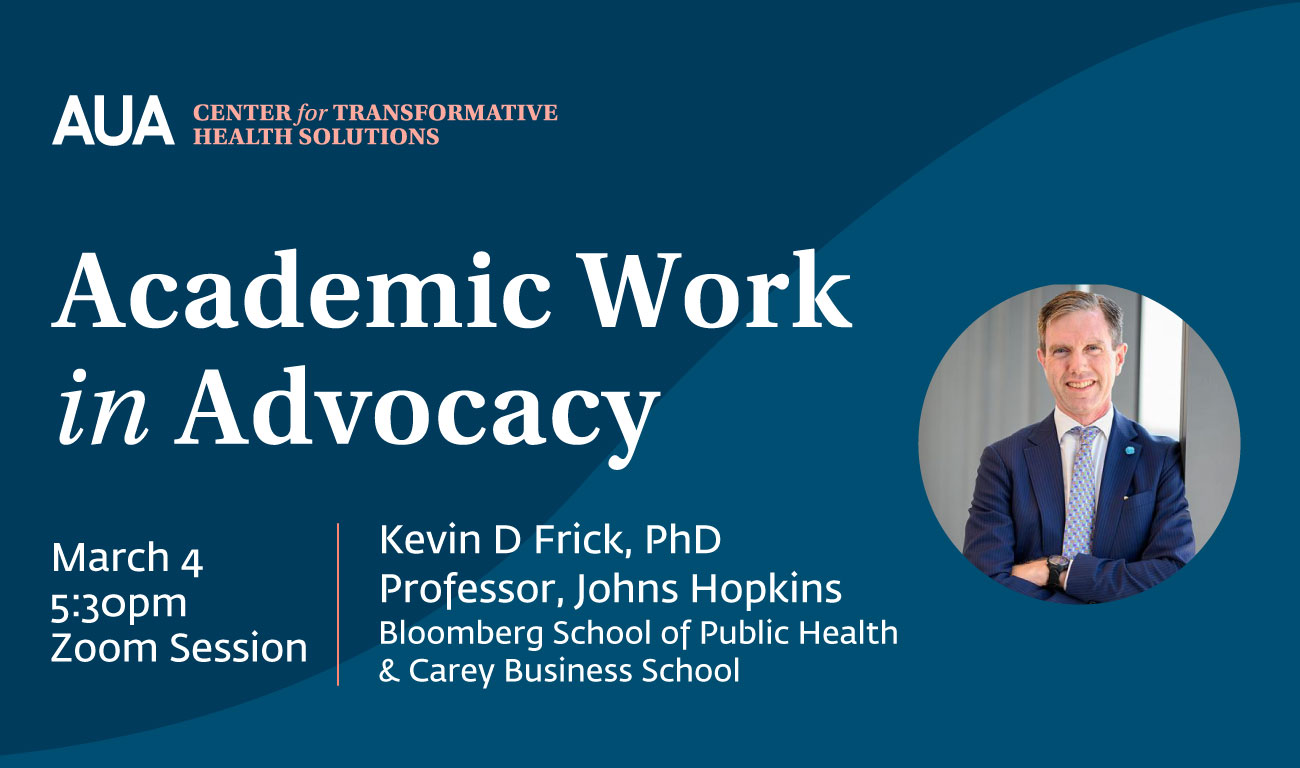 Webinar Academic Work in Advocacy Kevin Frick