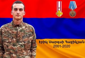 Erik Hajikian was posthumously awarded the Medal for Military Service and the second-class RA Order of the Combat Cross.