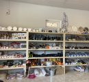 shelves at construction materials store