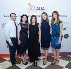 The AUA Development Team: Lucas Der Mugrdechian, Siranush Khandanyan, Gaiane Khachatrian, Marianna Achemian, Edlin Hovsepian