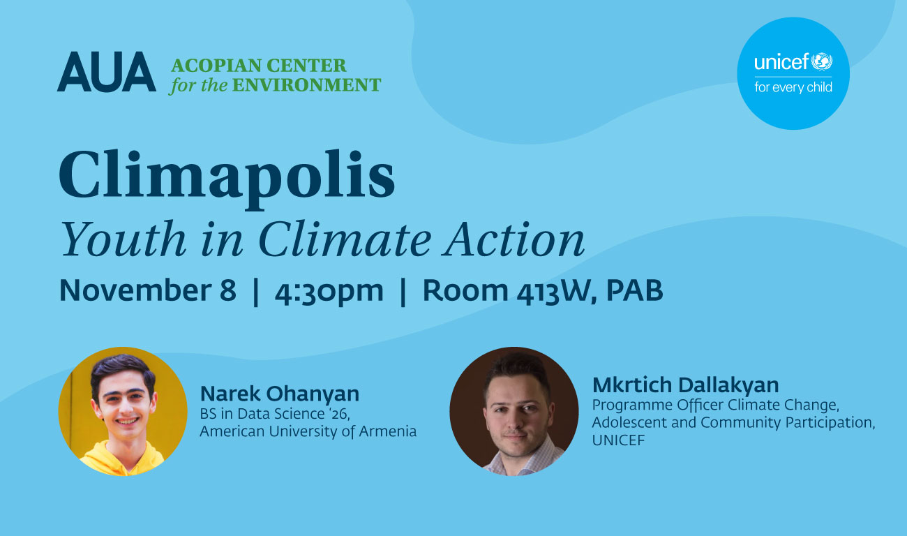Climapolis–Youth in Climate Action Acopian Center for the Environment