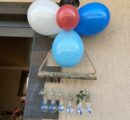 Balloons outside restaurant