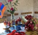 Table with traditional Armenian decorations 3