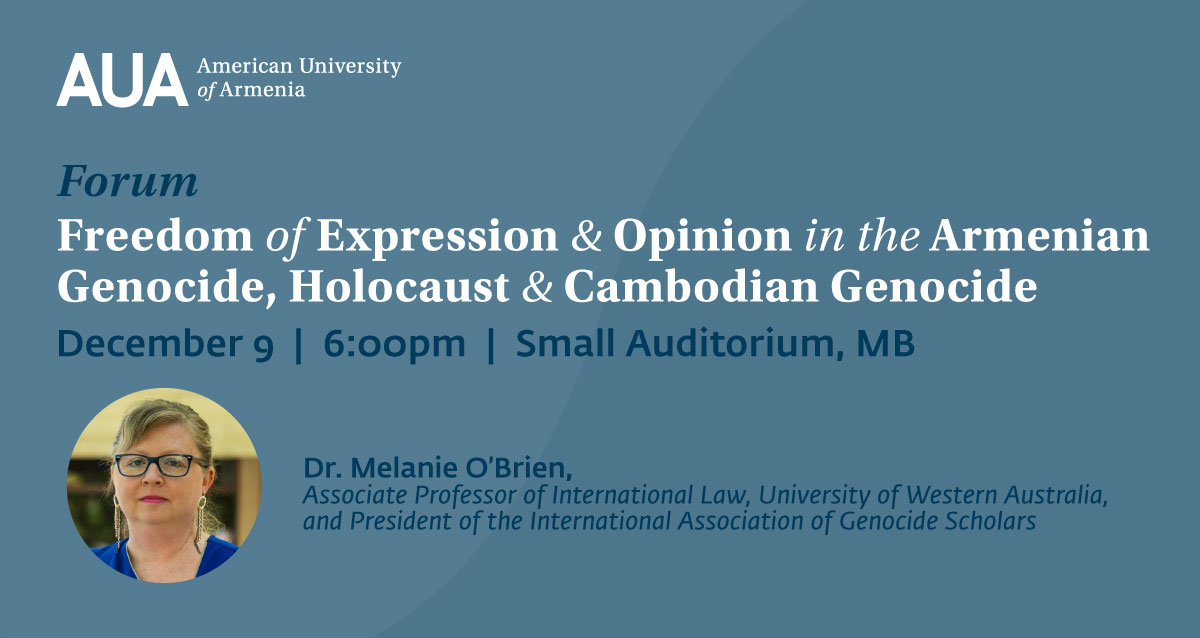 Freedom of Expression and Opinion in the Armenian Genocide, Holocaust & Cambodian Genocide