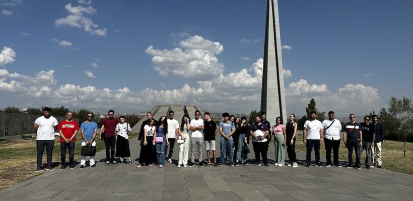 AUA students visit Armenian Genocide memorial