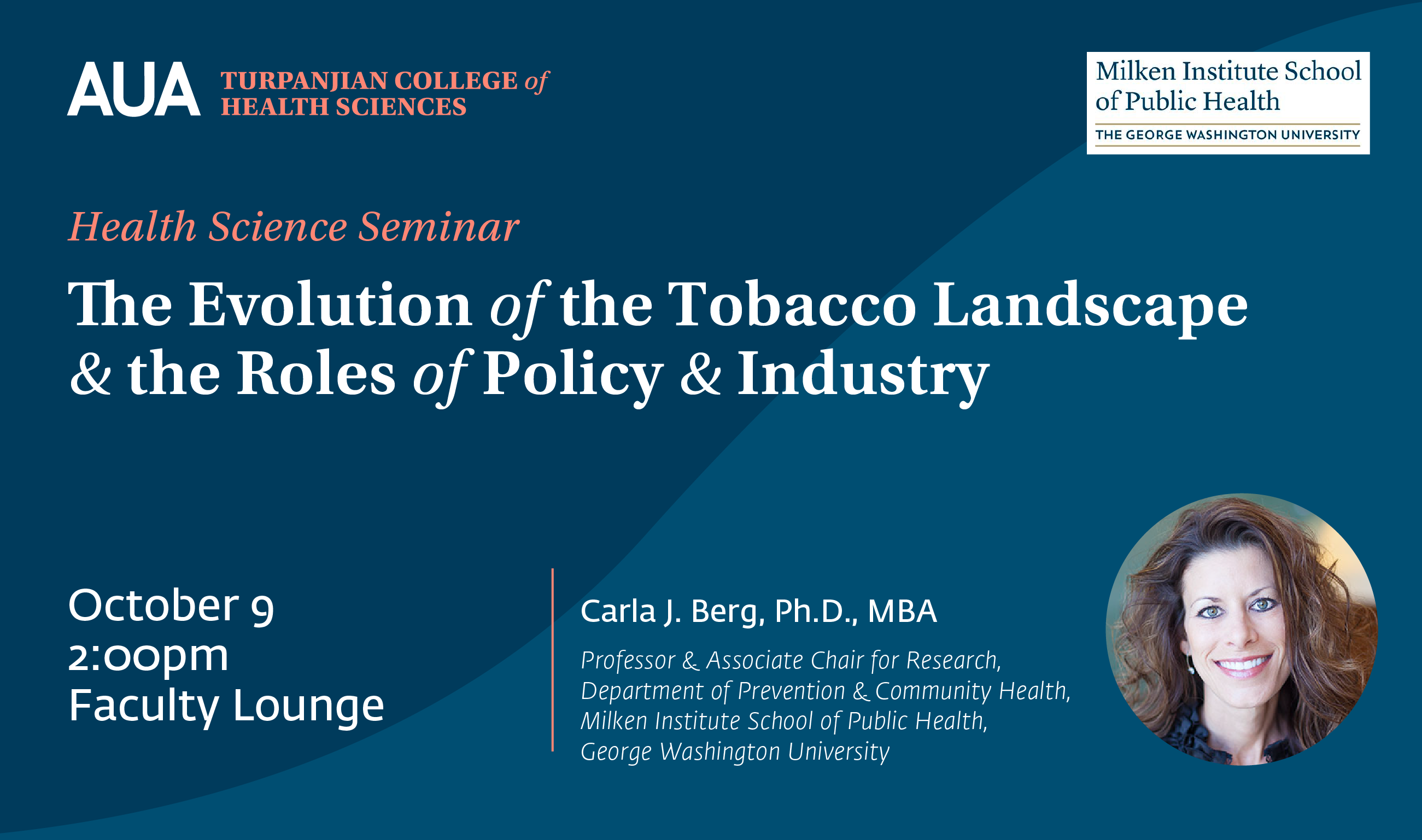 The evolution of the tobacco landscape and the roles of policy and industry American University of Armenia Turpanjian College of Health Sciences