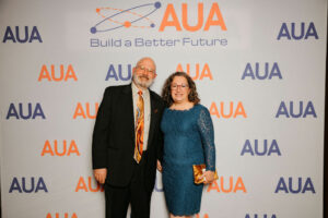 AUA benefactors Dr. David Essayan and Dr. Susan Jerian

